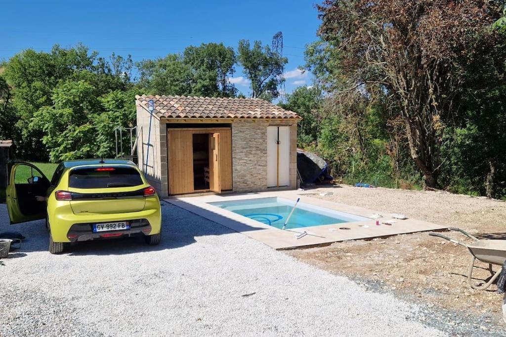 Villa Aux Deux Marronniers Cathares à Castelnau-de-Lévis Extérieur photo