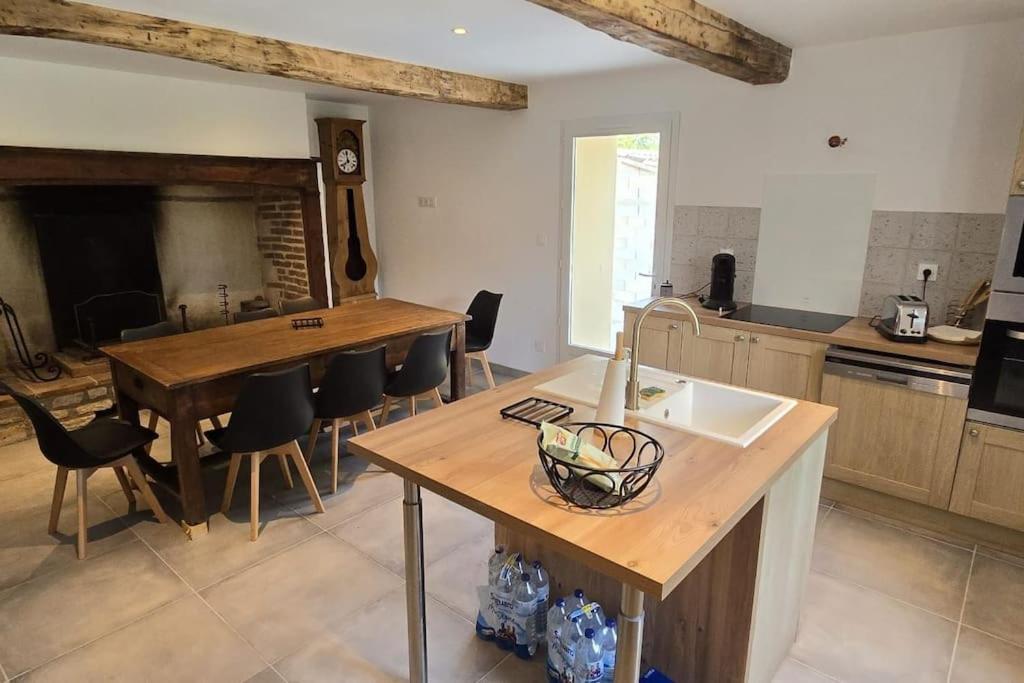 Villa Aux Deux Marronniers Cathares à Castelnau-de-Lévis Extérieur photo